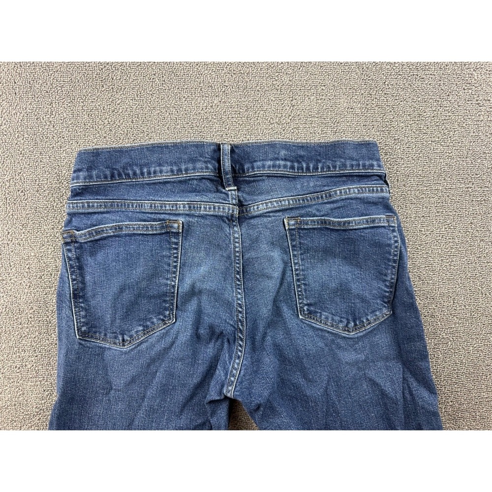 J.Crew 484 Jeans Men 30x34 Blue Slim Tapered Denim Cotton Blend Stretch 5-Pocket - Picture 9 of 14
